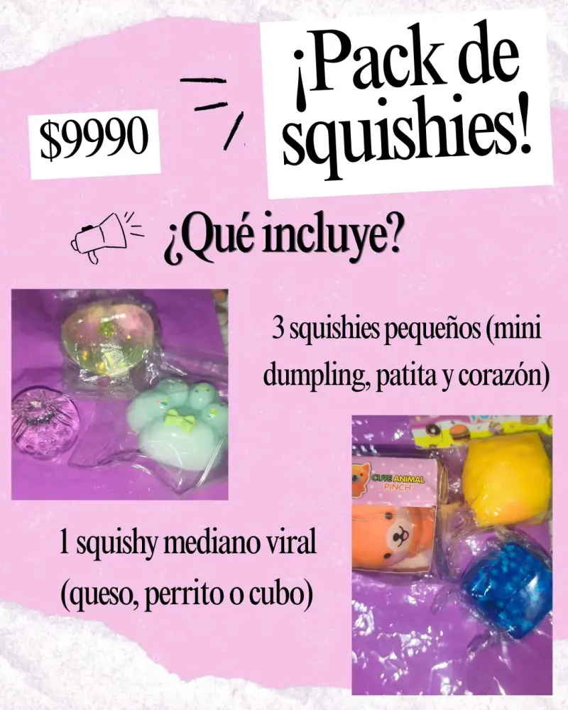Pack de Squishies Variados