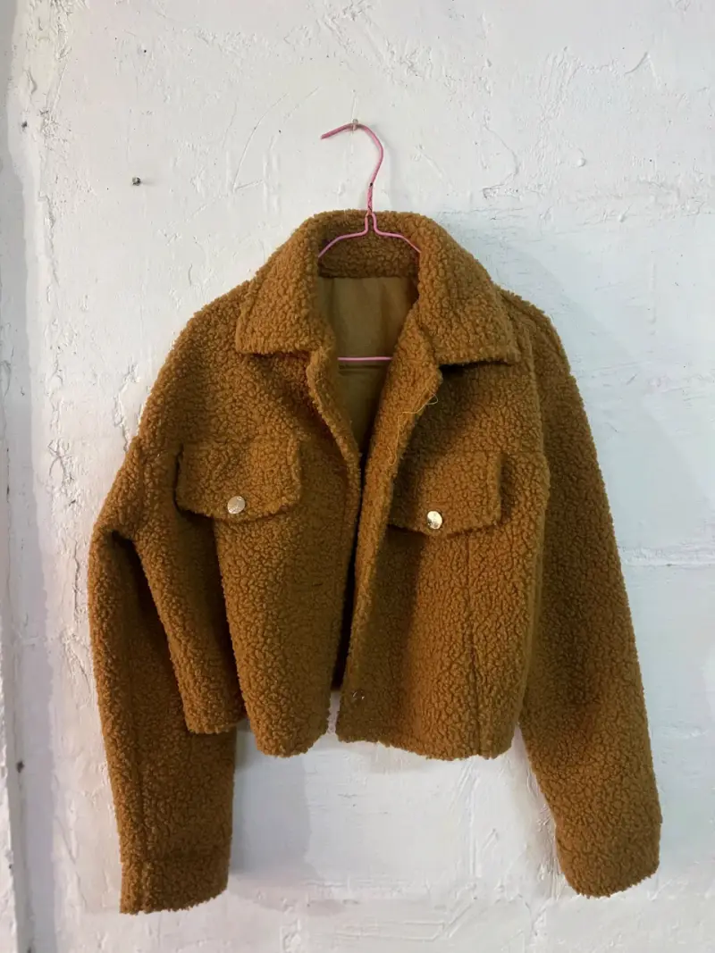 Chaqueta de gamuza beige Greenfield - 2