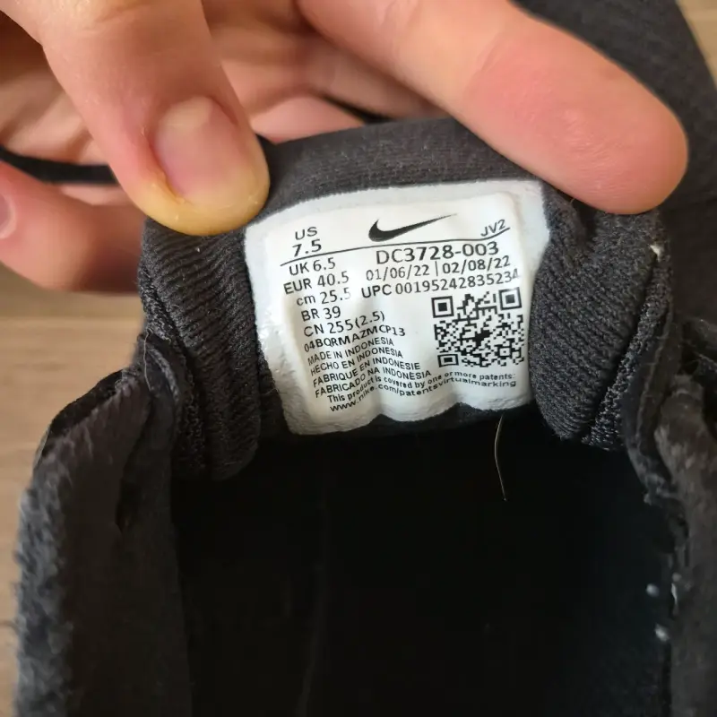 Zapatillas deportivas negras Nike para correr - 6