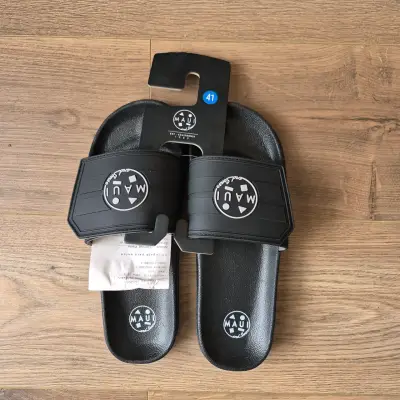 Sandalias negras Maui para hombre talla 41 - miniatura 1