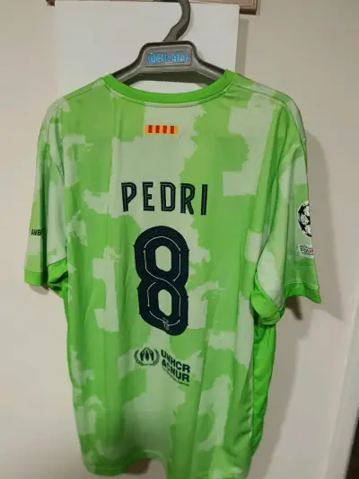 Camiseta de fútbol verde FC Barcelona Pedri - miniatura 4
