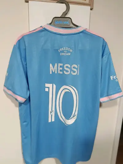 Camiseta de fútbol Messi Inter Miami azul - miniatura 4