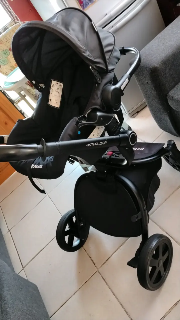 Coche de bebé deluxe 360 negro - 6