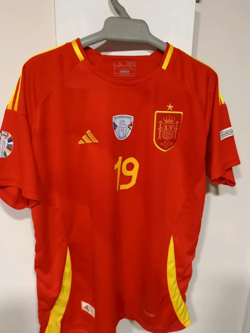 Camiseta Roja Selección España Adidas Lamine Yamal - 1