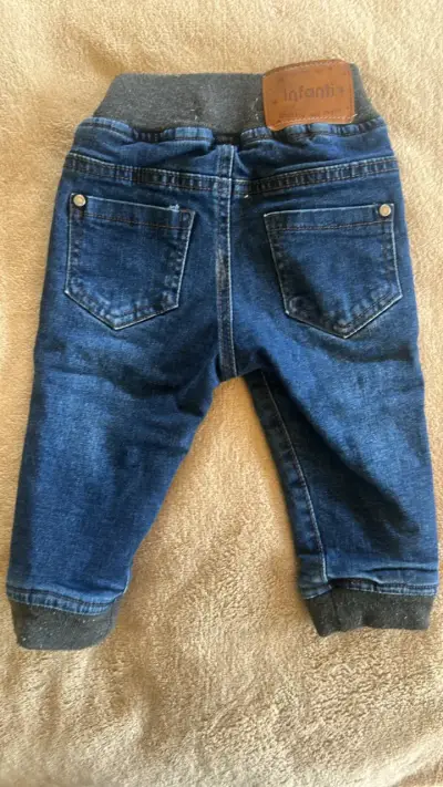 Jeans de bebé Infanti azul talla 6-9 meses - miniatura 1