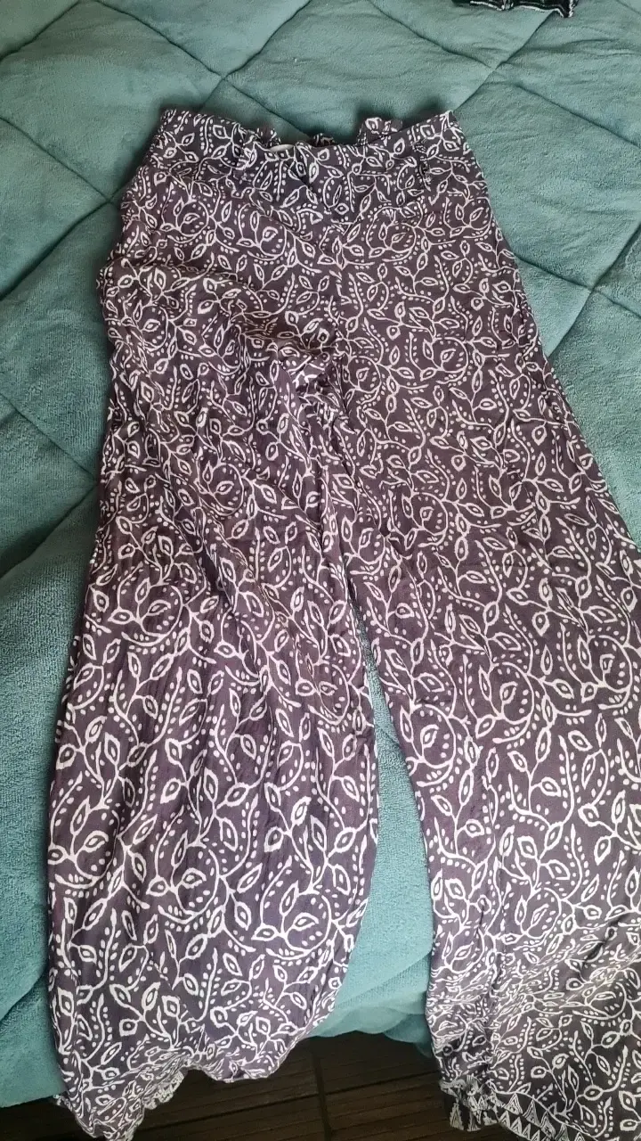Pantalones sueltos estampados para mujer - 1