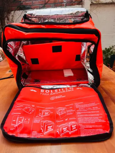 Bolso térmico de reparto Rappi color naranja - miniatura 2