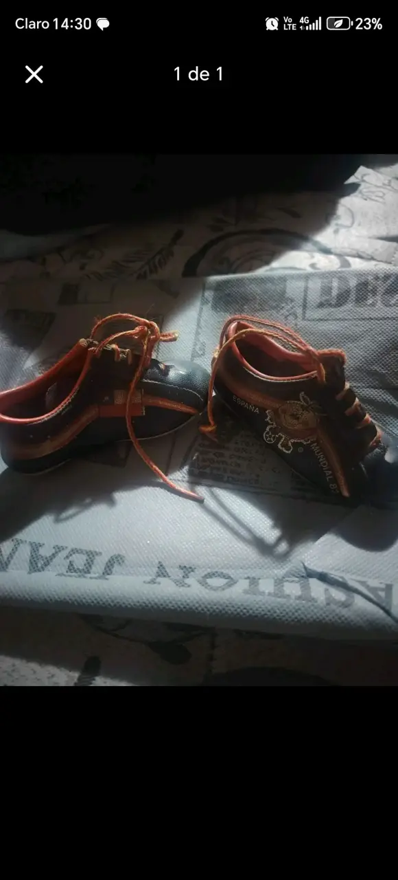 Zapatitos de colección del mundial del 82 España