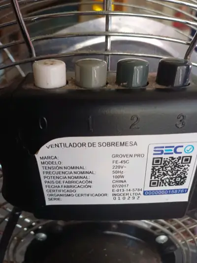 Ventilador de sobremesa GrovenPRO FE-45C - miniatura 2
