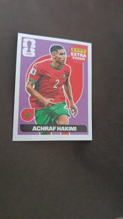 Lámina Panini Extra Sticker Achraf Hakimi - miniatura 1
