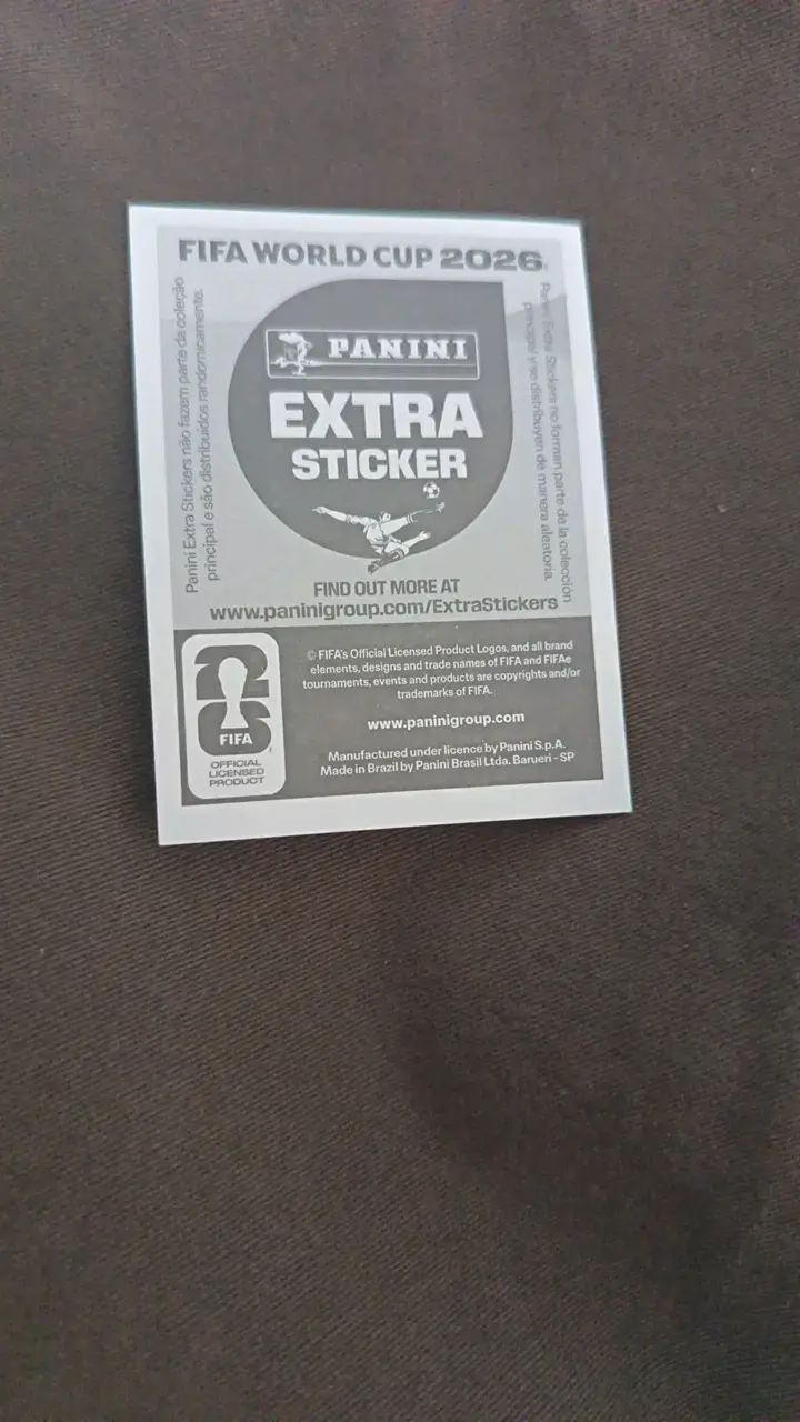 Lámina Panini Extra Sticker Achraf Hakimi - 2