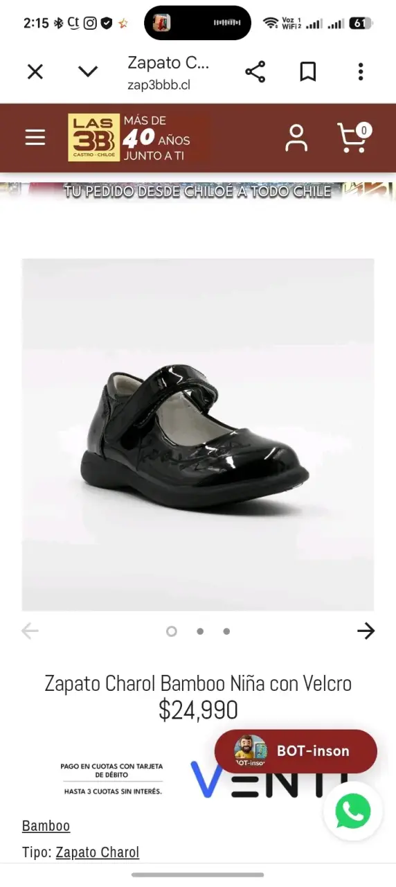 Zapatos de charol talla 35 - 5