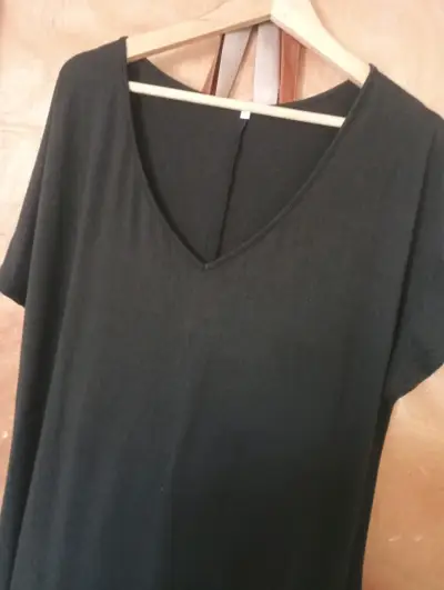 Mono negro con bolsillos para mujer - miniatura 2