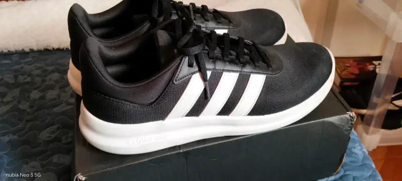Zapatillas deportivas negras Adidas Lite racer 42 - 3