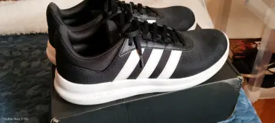 Zapatillas deportivas negras Adidas Lite racer 42 - miniatura 3