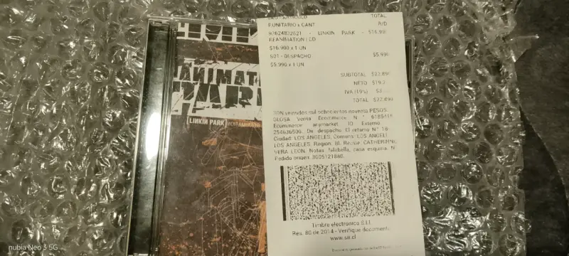 CD Linkin Park Reanimation en buen estado - 6