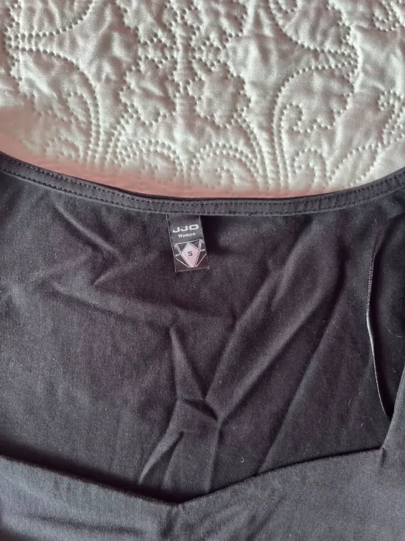 Top negro ajustado para mujer - 2