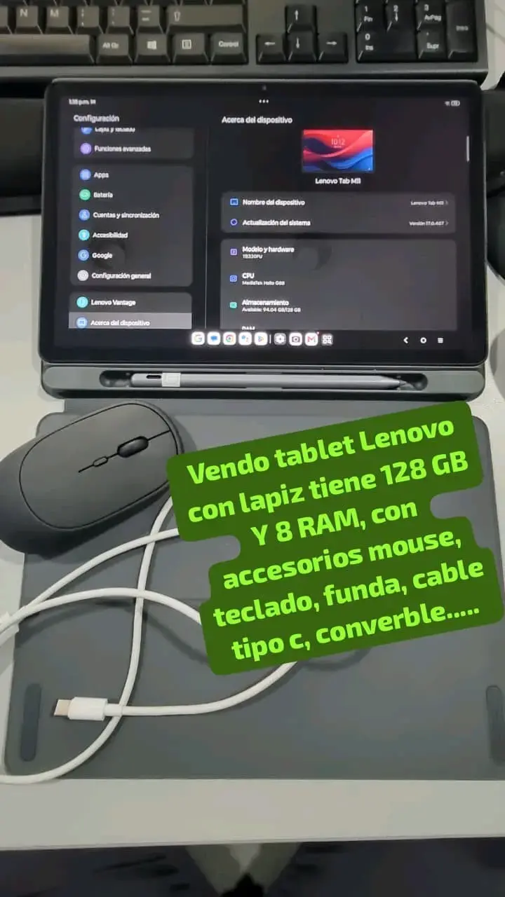 Tablet Lenovo Tab M11 con accesorios - 1