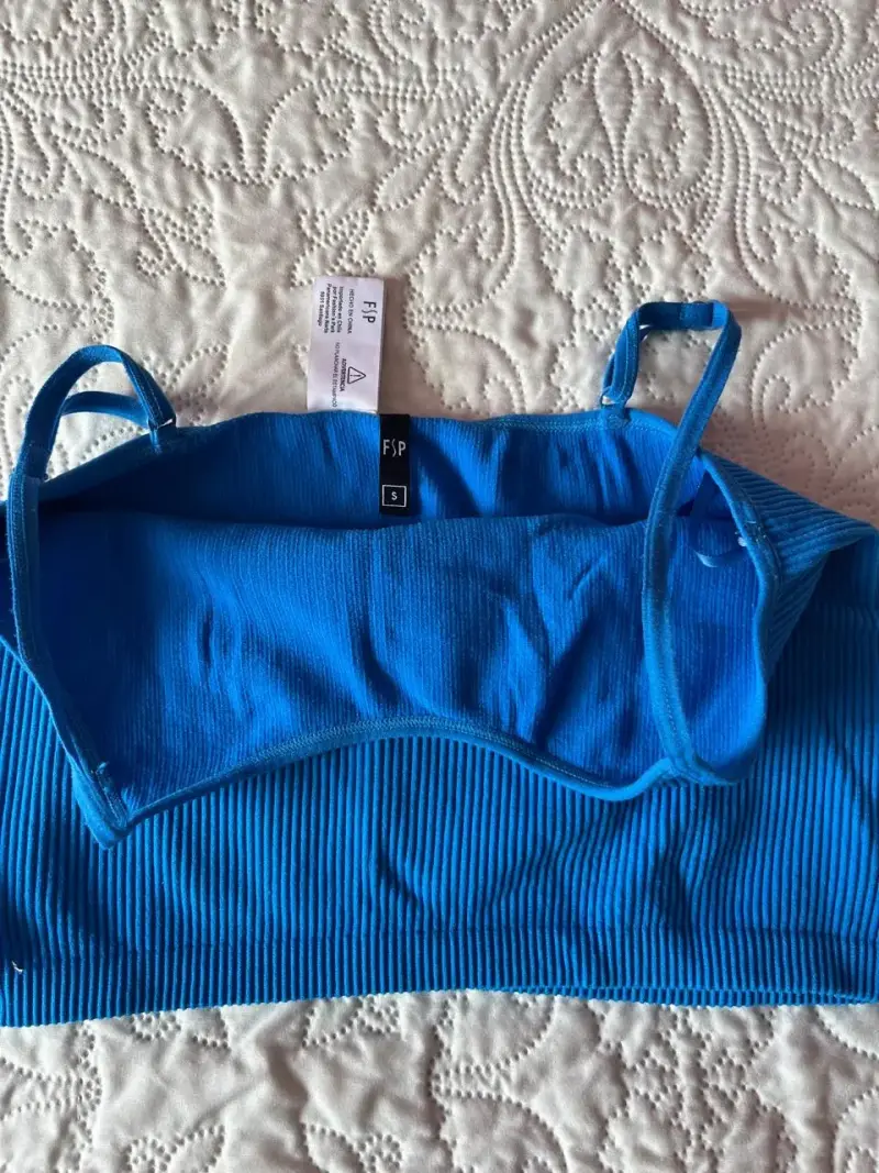 Top azul