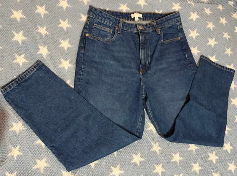 Jeans de mezclilla azul H&M talla 44 - 1