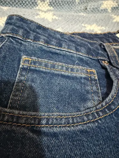 Jeans de mezclilla azul H&M talla 44 - miniatura 3