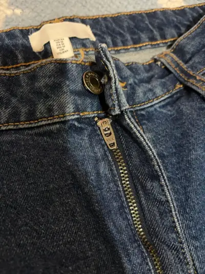 Jeans de mezclilla azul H&M talla 44 - miniatura 4