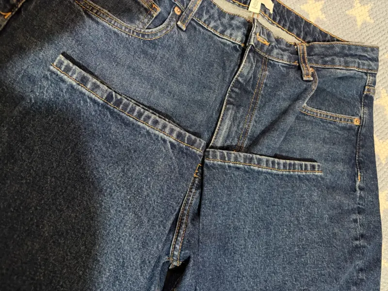 Jeans de mezclilla azul H&M talla 44 - 5