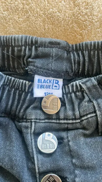 Pantalones de mezclilla para niños Black & Blue - miniatura 3