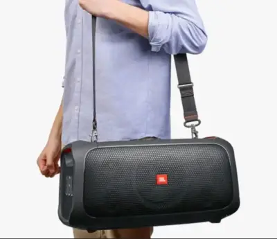 Parlante portátil JBL con micrófonos y luces LED - miniatura 1