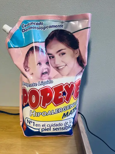 Detergente Líquido Popeye Hipoalergénico Matic 3L - miniatura 1