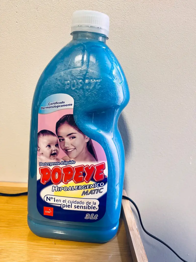 Detergente Líquido Popeye Hipoalergénico Matic 3L - 2