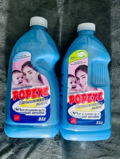 Detergente Líquido Popeye Hipoalergénico Matic 3L - miniatura 4