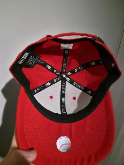 Gorra roja New Era 9FORTY NY - miniatura 3