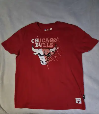 Polera Roja Chicago Bulls NBA - miniatura 1
