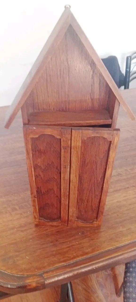 Caja de madera para llaves estilo rústico colgante - 3