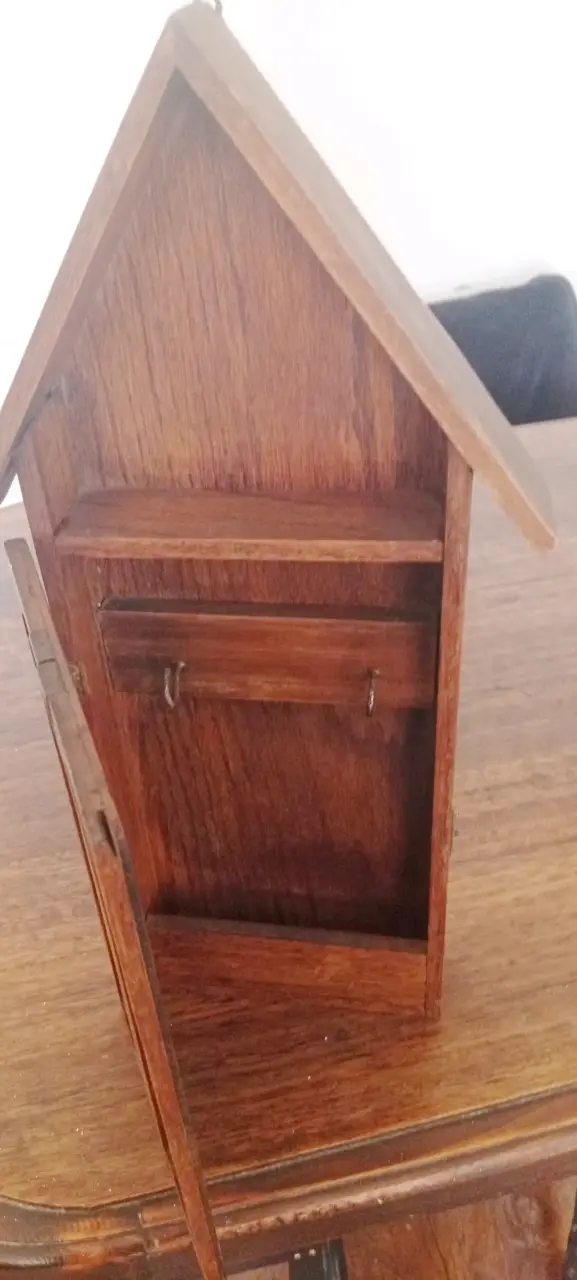 Caja de madera para llaves estilo rústico colgante - 4