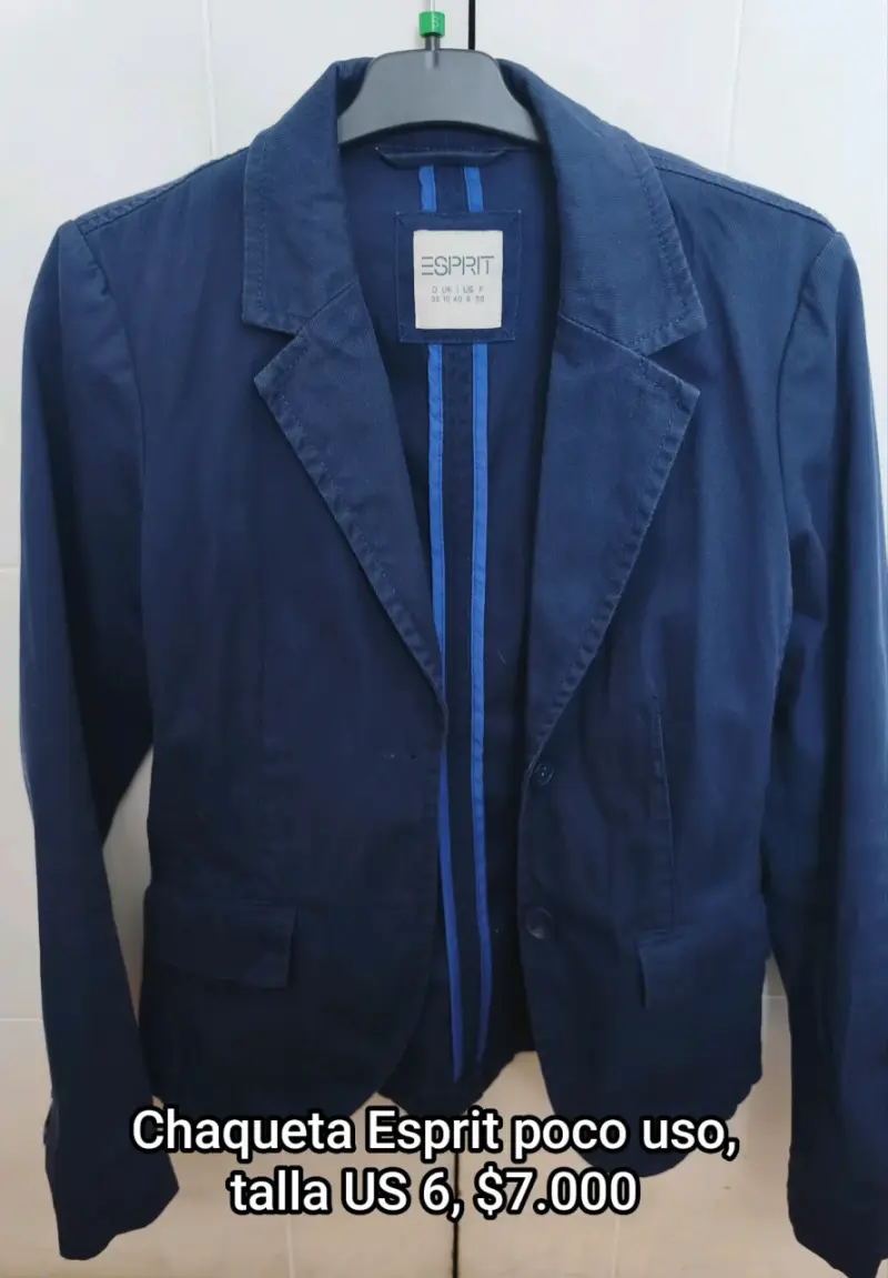 Chaqueta azul Esprit talla US 6 poco uso