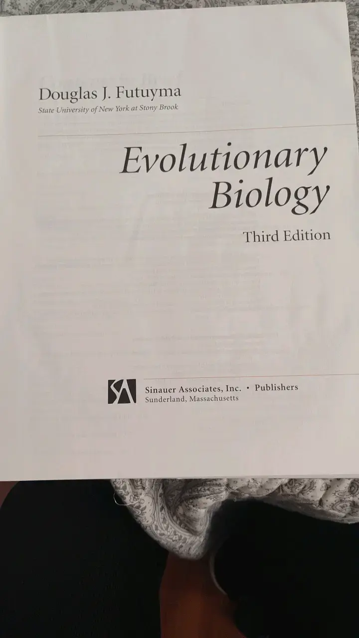 Libro Evolutionary Biology Tercera Edición - 2