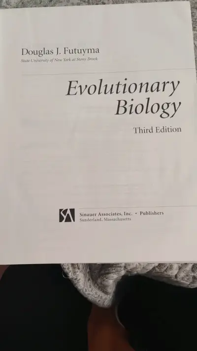 Libro Evolutionary Biology Tercera Edición - miniatura 2
