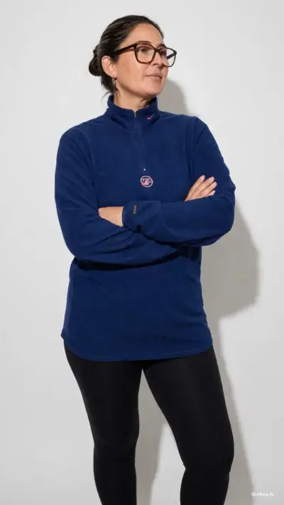 Polerón Nike azul con logo USA - miniatura 1