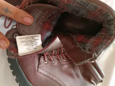 Botines burdeo con tacón alto 37.5 - miniatura 4