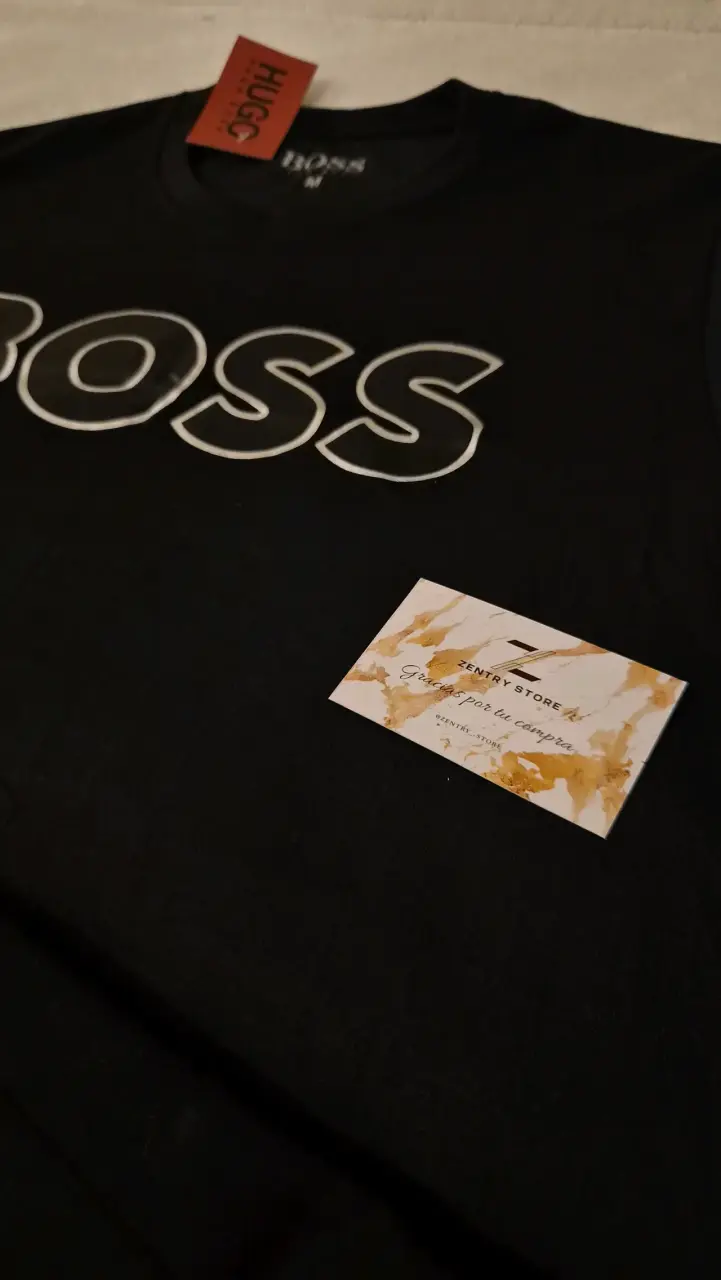 Conjunto deportivo negro Boss para hombre - 2