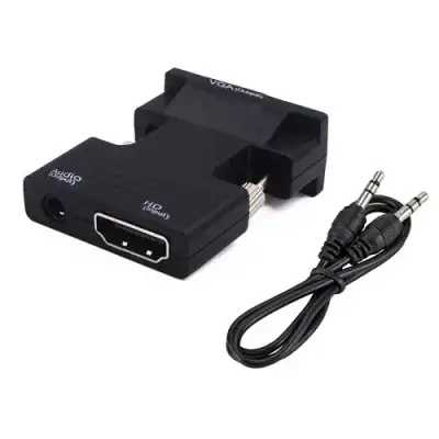 Adaptador HDMI a VGA Negro - miniatura 3