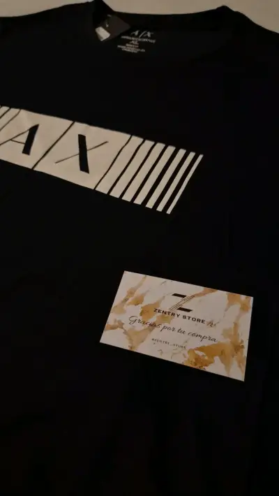 Conjunto deportivo negro Armani Exchange para homb - miniatura 2