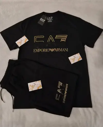 Conjunto deportivo negro Emporio Armani EA7 - miniatura 1