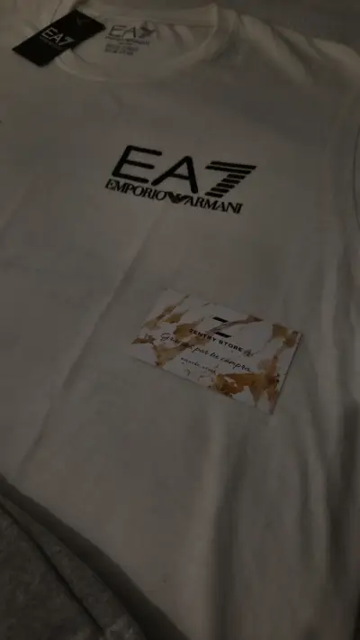 Conjunto deportivo EA7 Emporio Armani blanco y gri - miniatura 2