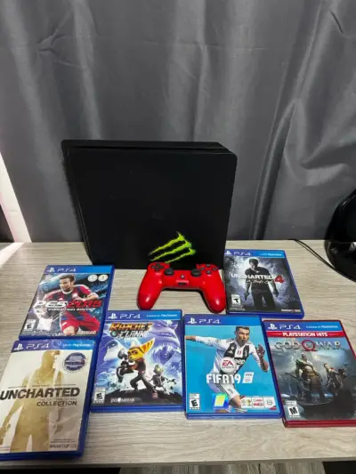 Consola PS4 slim 500gb y juegos incluidos - miniatura 1