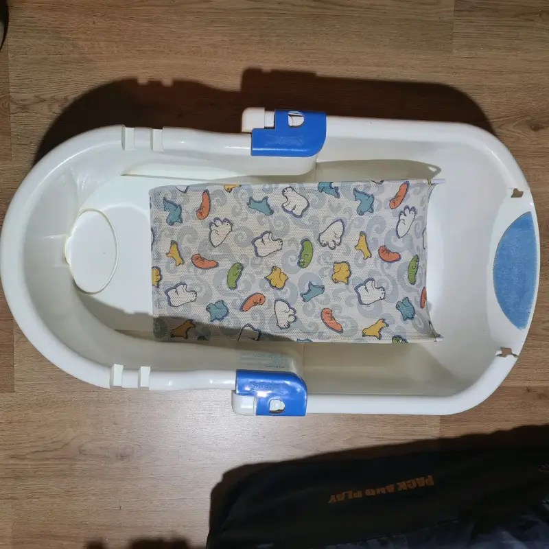 Tina de baño para bebé con soporte - 4