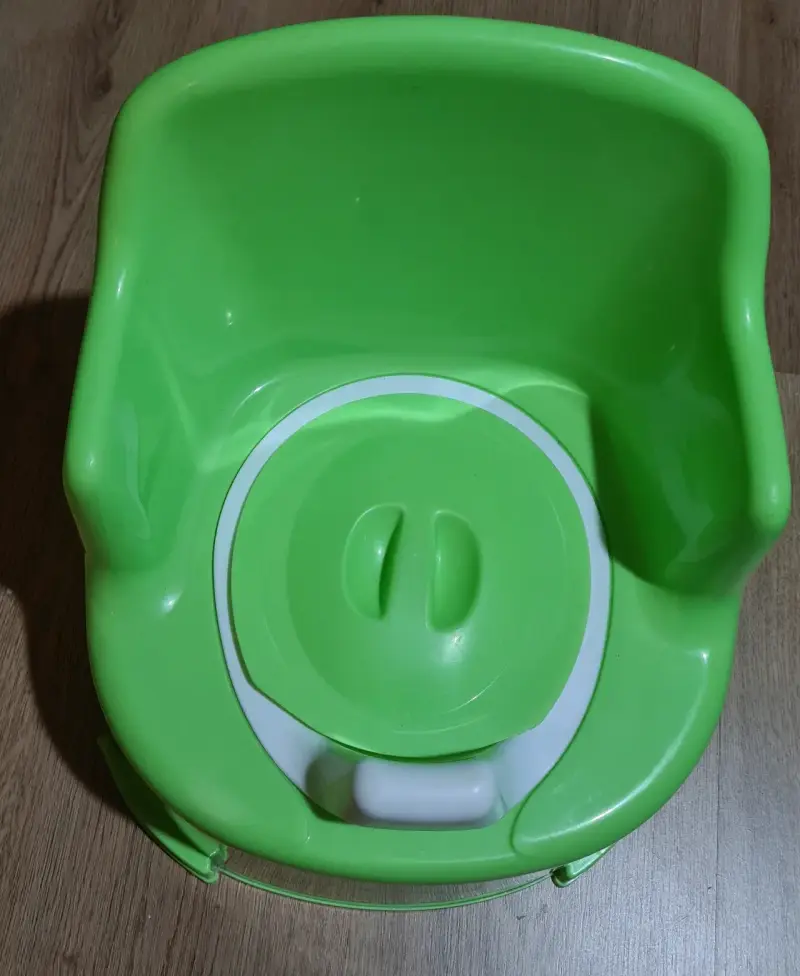 Bacinica infantil verde con diseño de oso - 2
