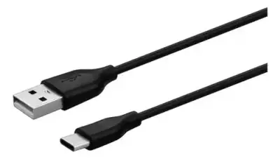 Cable USB a USB-C Negro de Alta Velocidad - miniatura 1